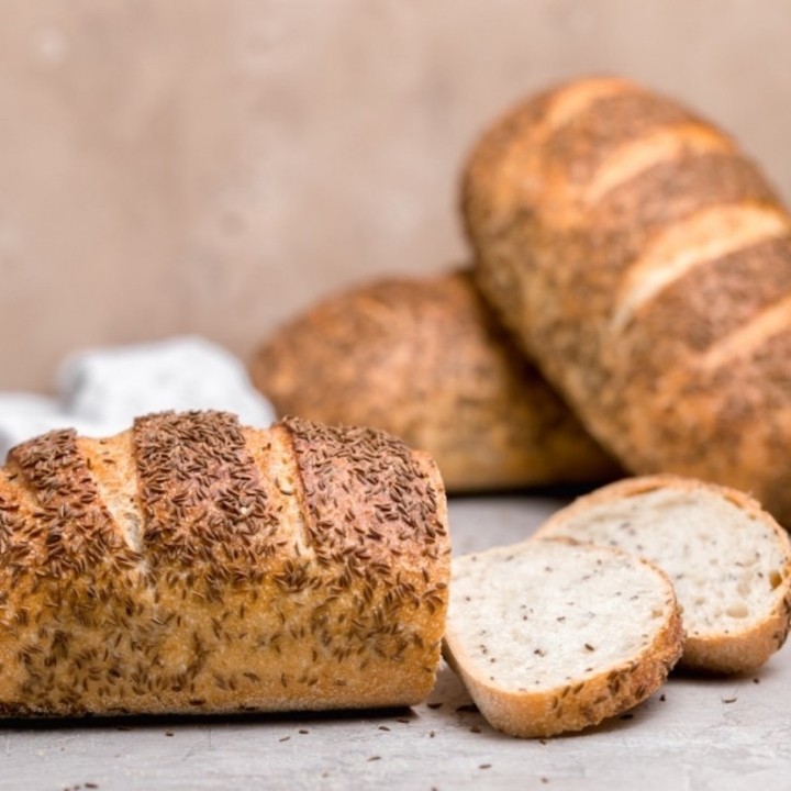 Rye Bread, with Caraway Seeds