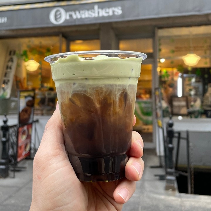 The Sisters' Matcha Cold Brew Latte