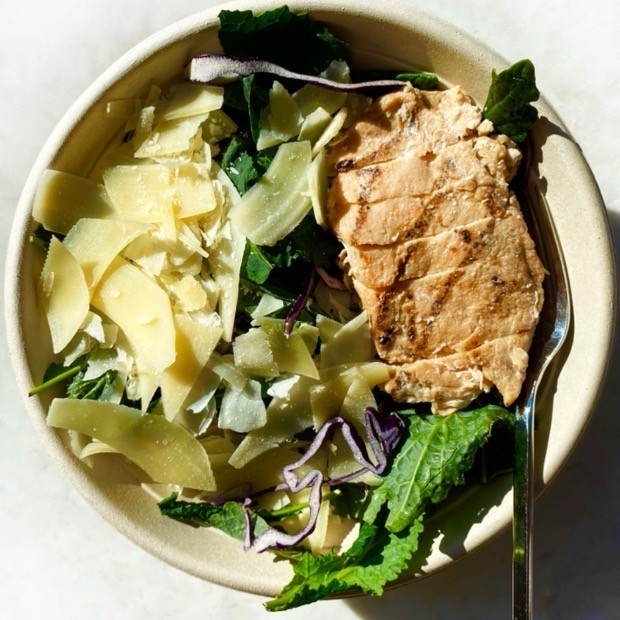 Grilled Chicken & Kale Salad