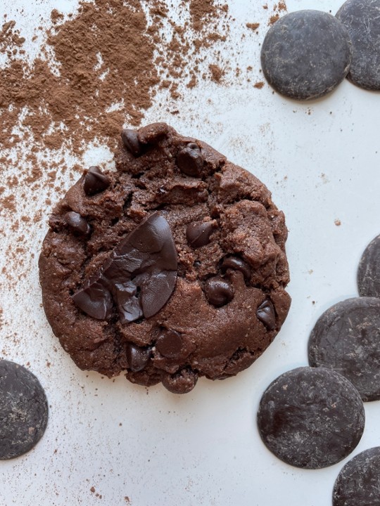 THE GF & VEGAN DOUBLE DARK CHOCOLATE COOKIE  (3 COUNT)