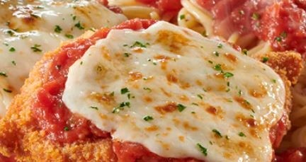 Chicken  Parmigiana w/spaghetti