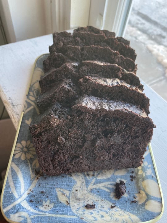 Double Chocolate Banana Bread Slice