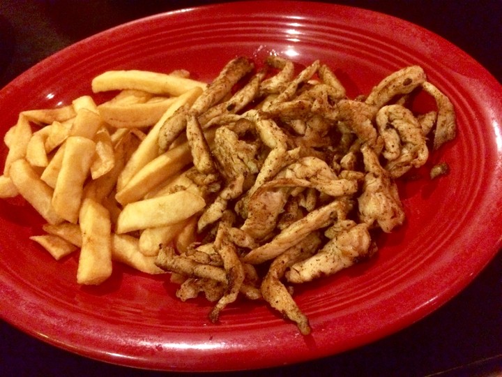 H. Chicken strips & Fries