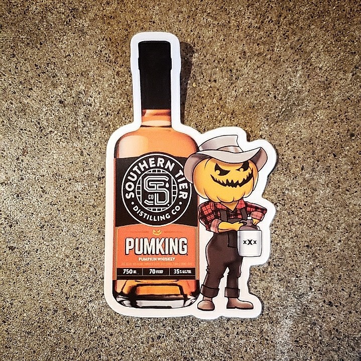 Sticker - Pumking Whiskey Bottle / Figure