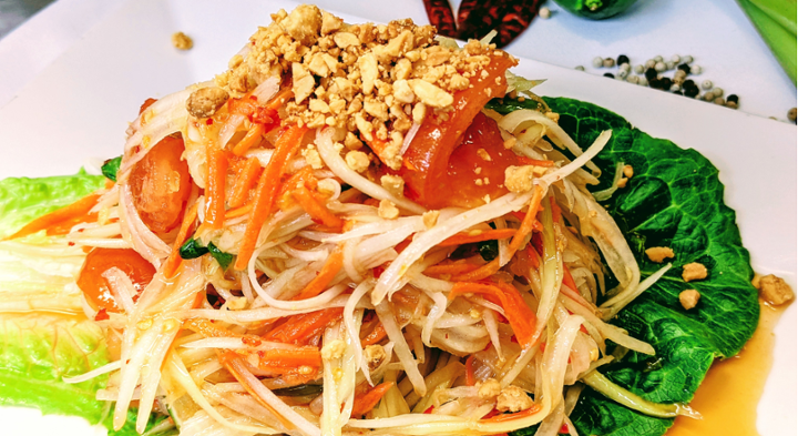 Spicy Green Papaya