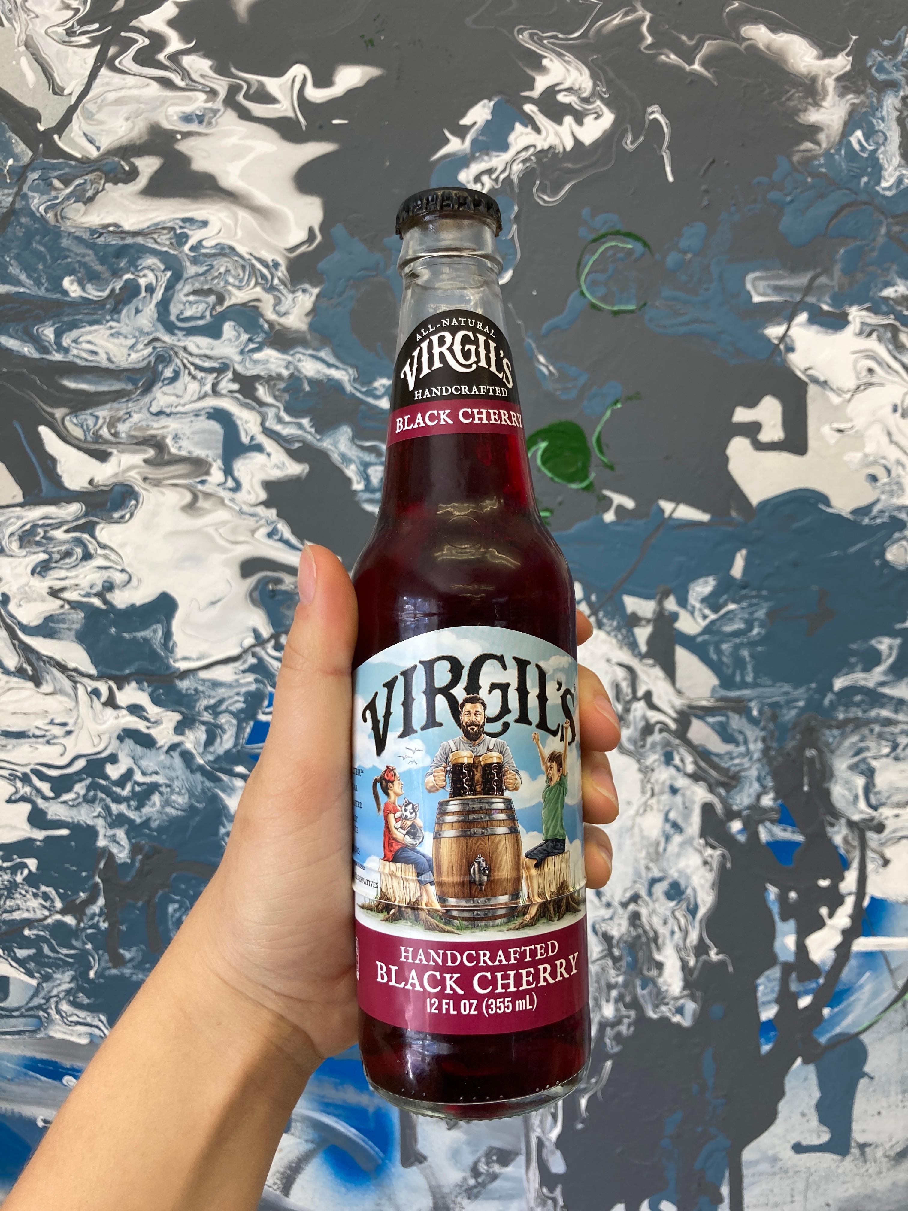 Virgils Organic Soda Black Cherry 12oz Bottle