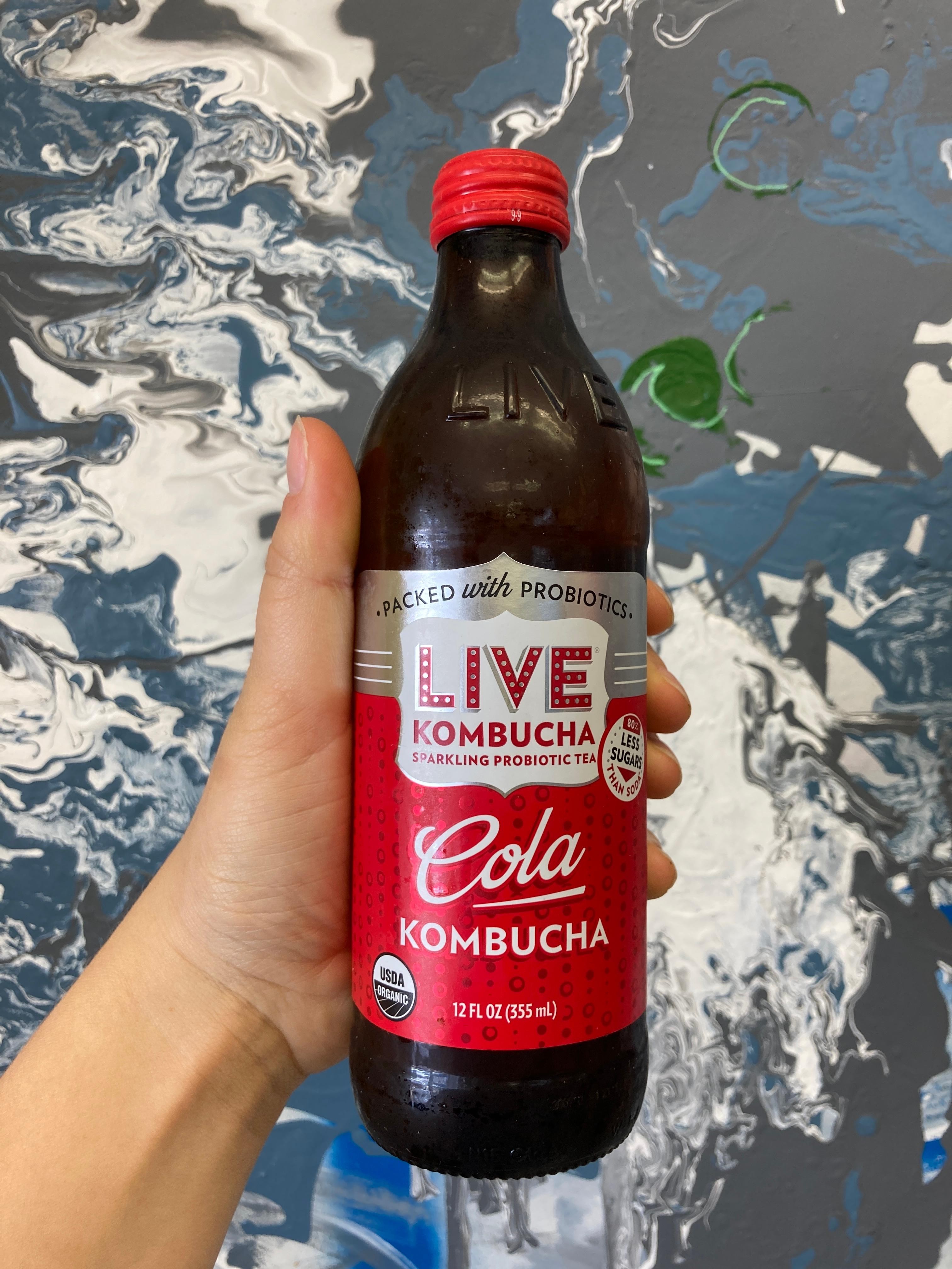 Live Soda Cola Kombucha 12oz