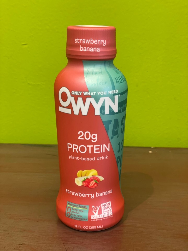 OWYN Protein Drink Strawberry Banana