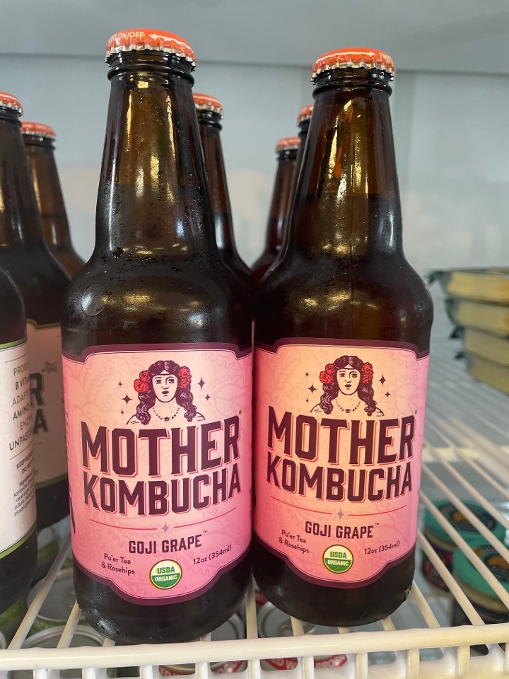 Mother Kombucha Goji Grape 12oz bottle