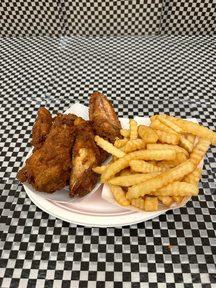 Wing (6) & Fries