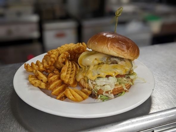 Triple Cheese Burger - 1/2 lb.; 2 Patties