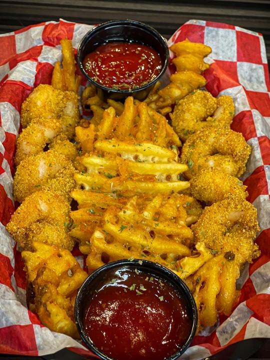 Fried Shrimp Basket (10)