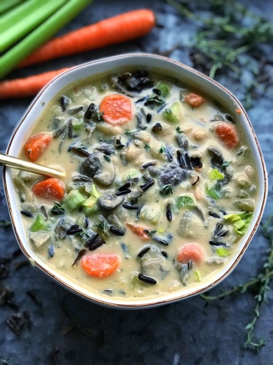 Frozen Creamy Wild Rice & Mushroom Soup - 32 oz