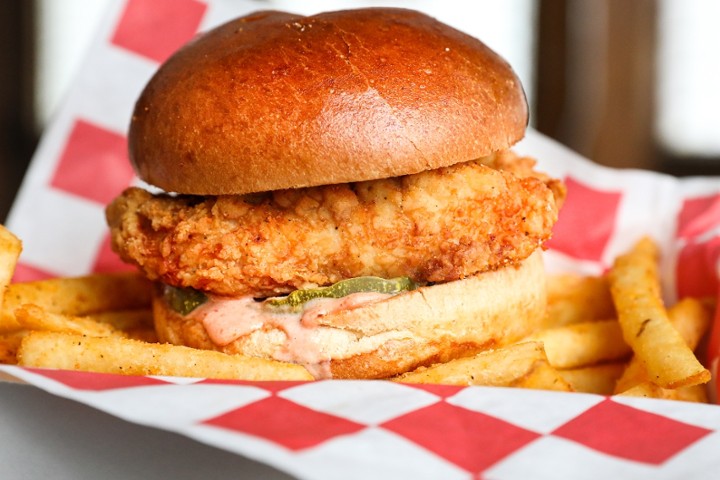 Spicy Fried Chicken Sandwich & Fries