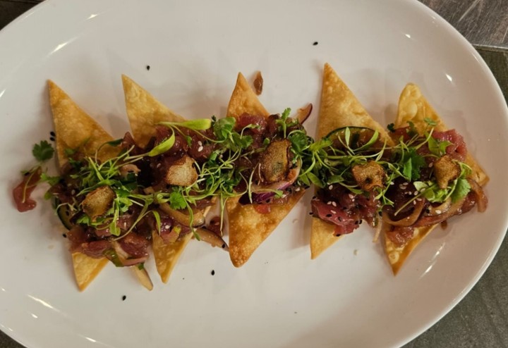 Tuna Tartare Wontons