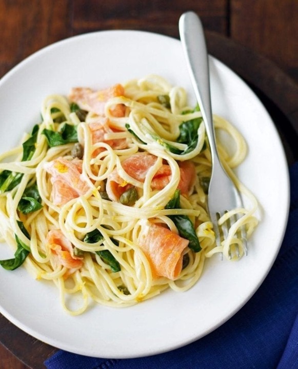 Marco's Salmon Linguine