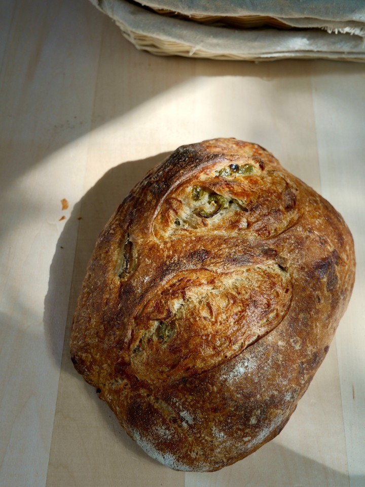 Jalapeno Cheese Sourdough Loaf