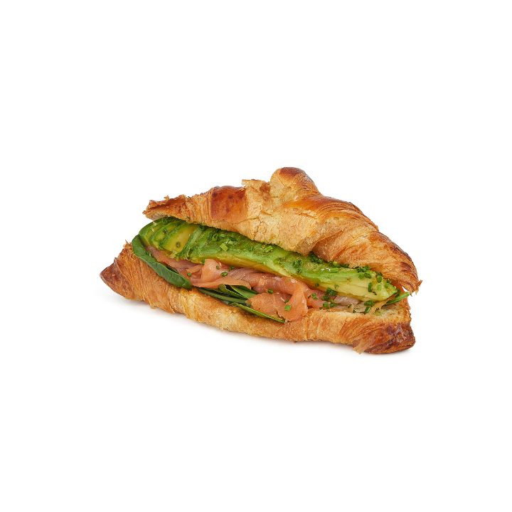 Smoked Salmon & Avocado Croissant