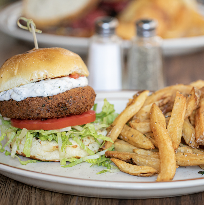 Broccoli Falafel Burger