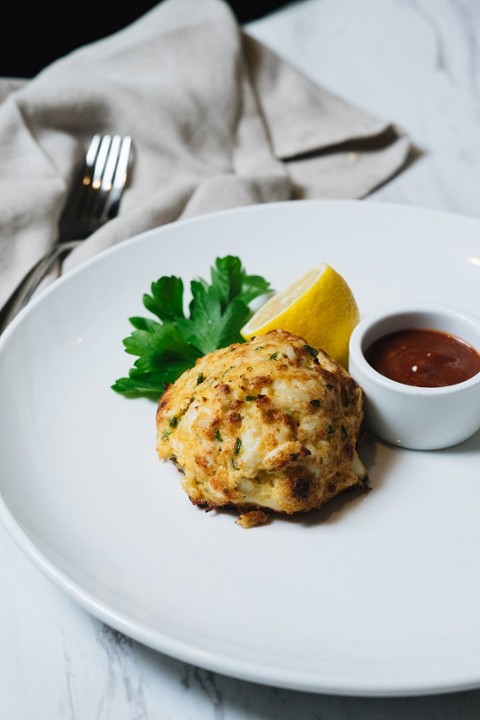 Single Crab Cake w/ Pasta