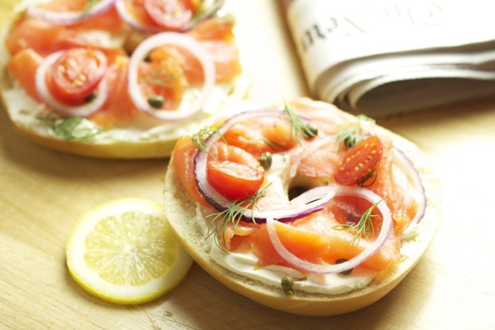 Lox & Cream Cheese Sandwich