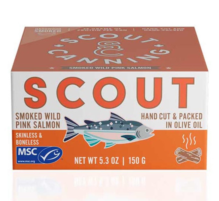 Scout Smoked Wild Pink Salmon - 5.3oz