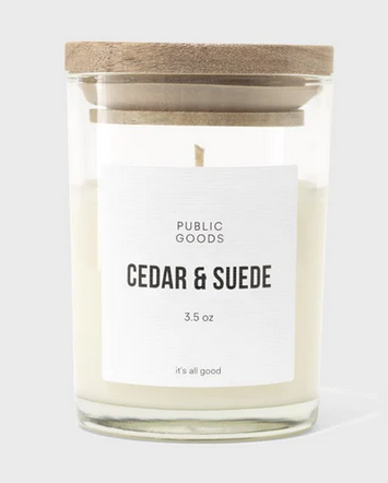 Cedar & Suede Soy Candle - 3.5oz