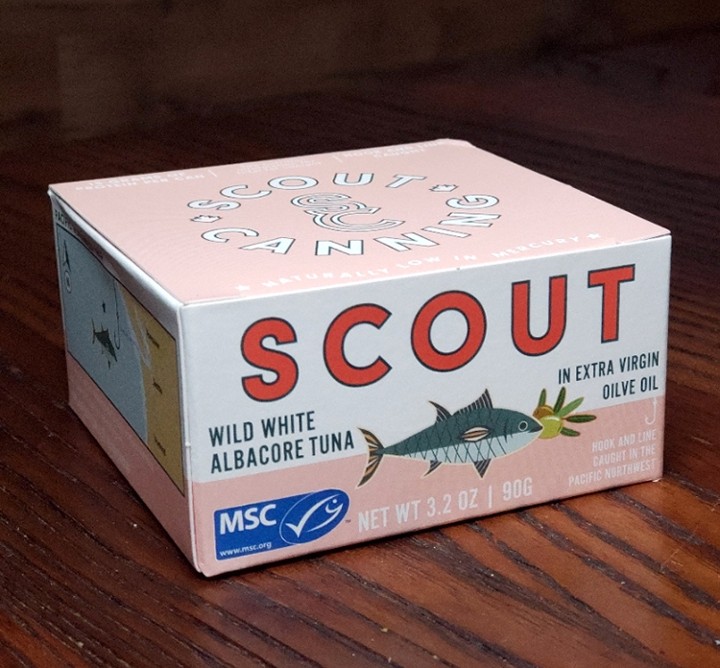 Scout White Albacore in EVOO - 3.2oz