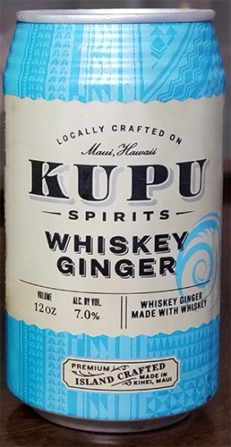 Kupu Spirits - Whiskey Ginger