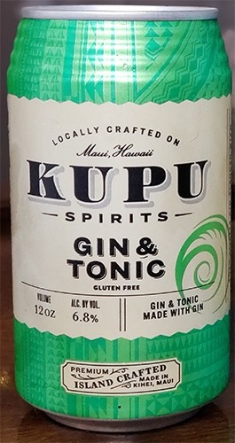 Kupu Spirits - Gin & Tonic