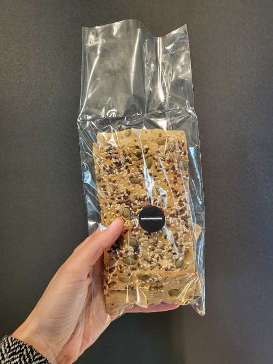 Bag of Multiseed Sourdough Crackers, 100gr