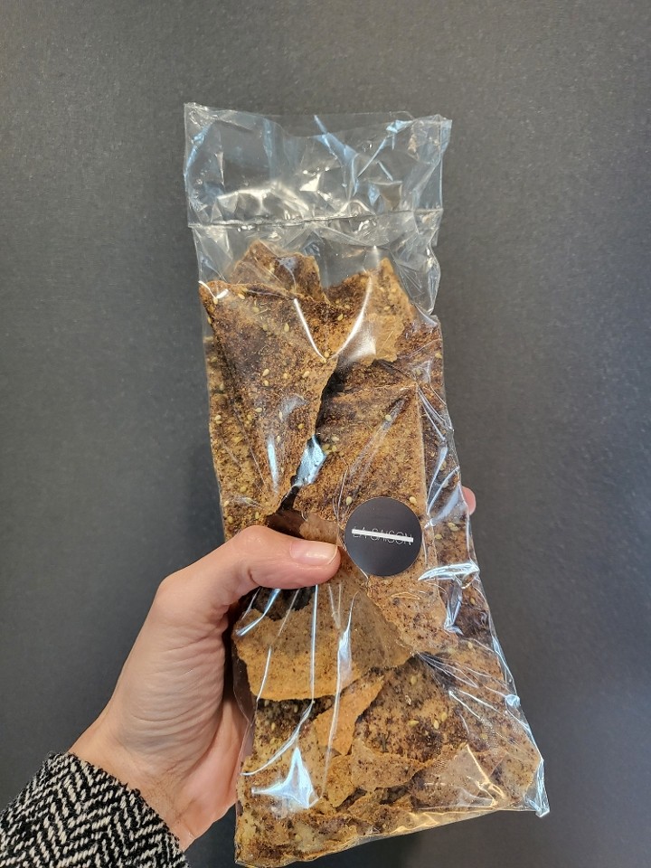 Bag of Za'tar Sourdough Crackers, 100gr