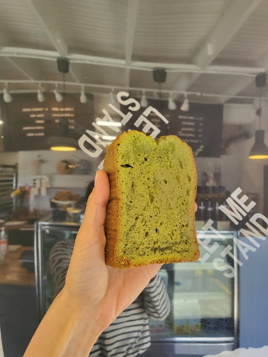 Matcha-Ricotta Pound Cake