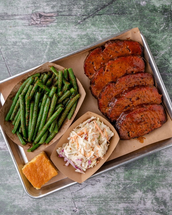 Smoked Meatloaf Platter