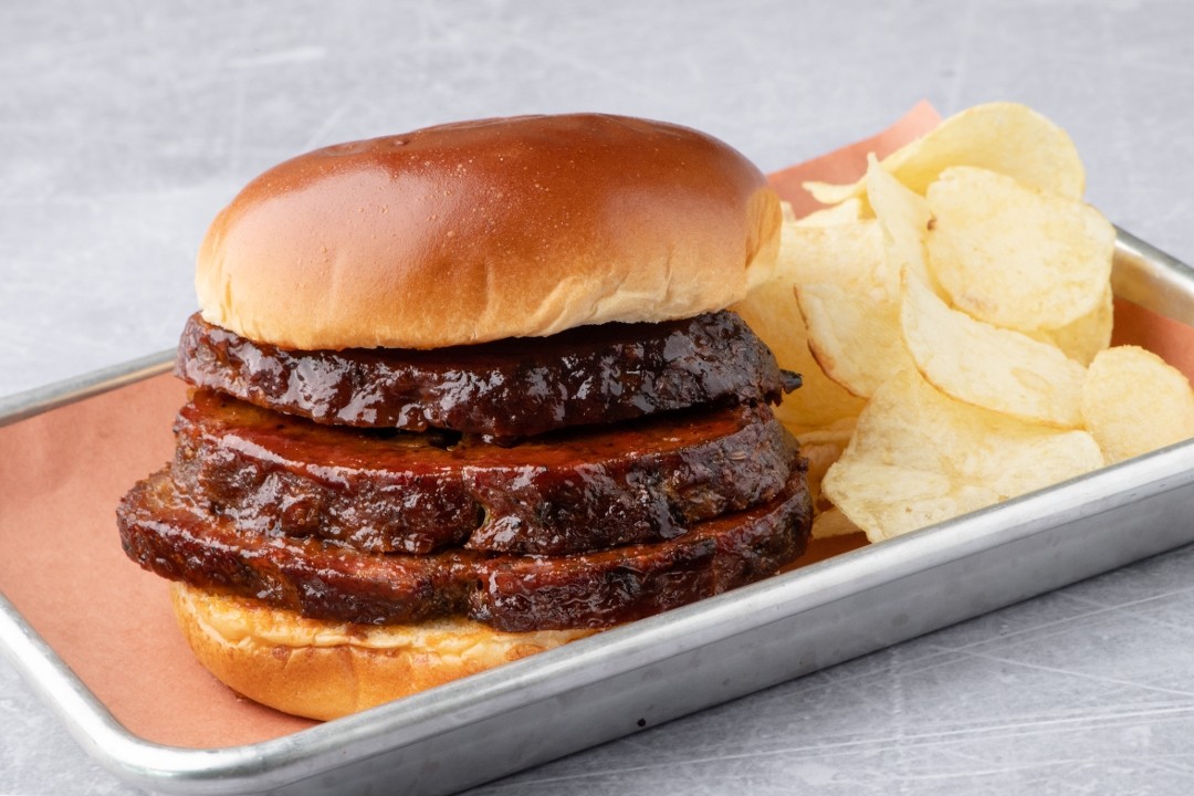 Smoked Meatloaf Sandwich
