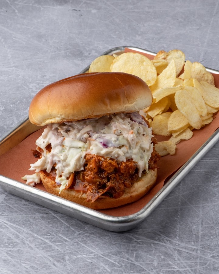 Buffalo Pulled Chicken Sandwich