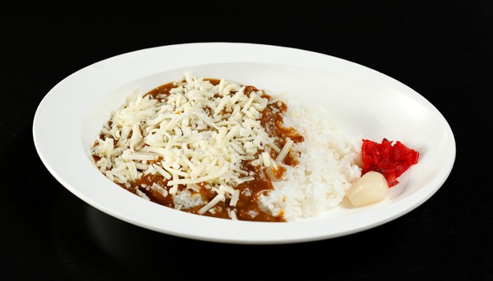 Plain Curry Rice with Cheese