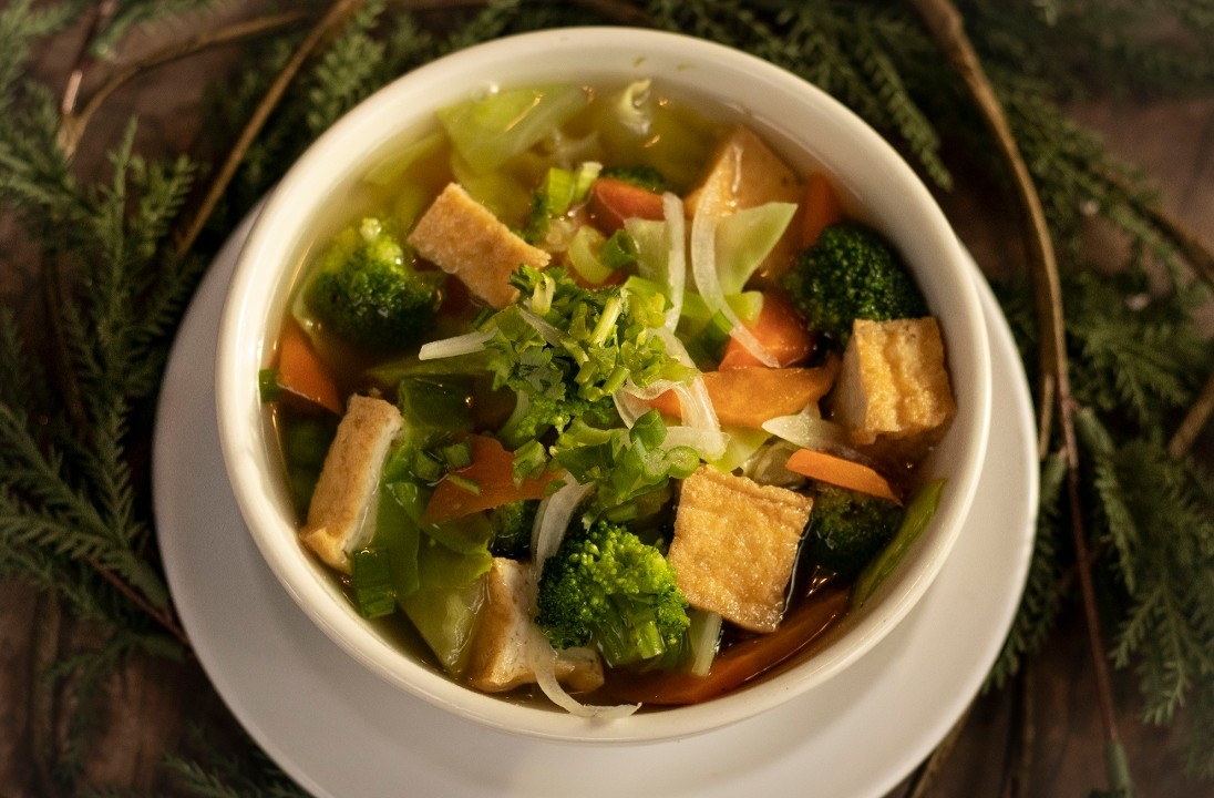 281 Veggie Tofu Rice Noodle Soup