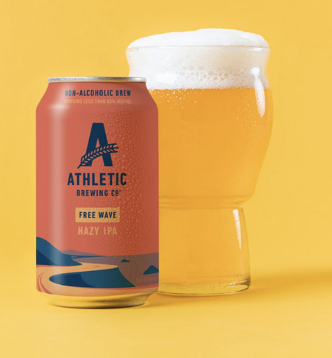 Athletic Brewing Freeway Hazy N.A. IPA