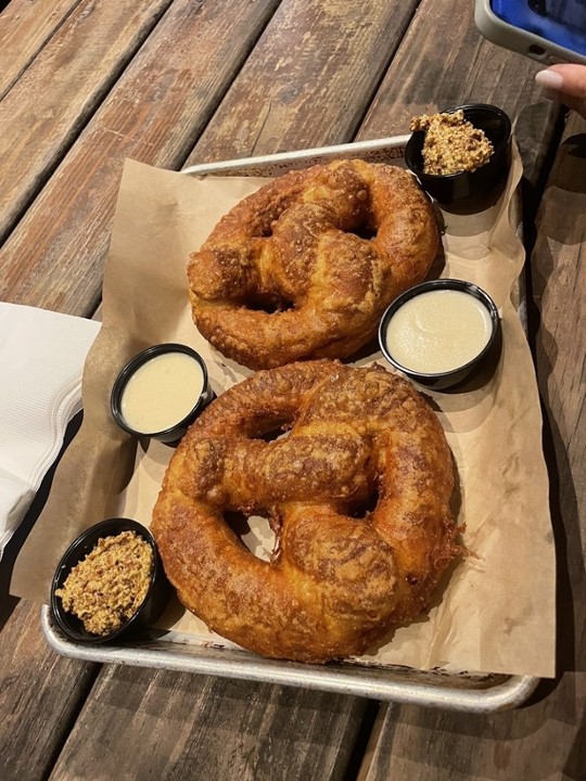 Single Beer Battered Pretzel