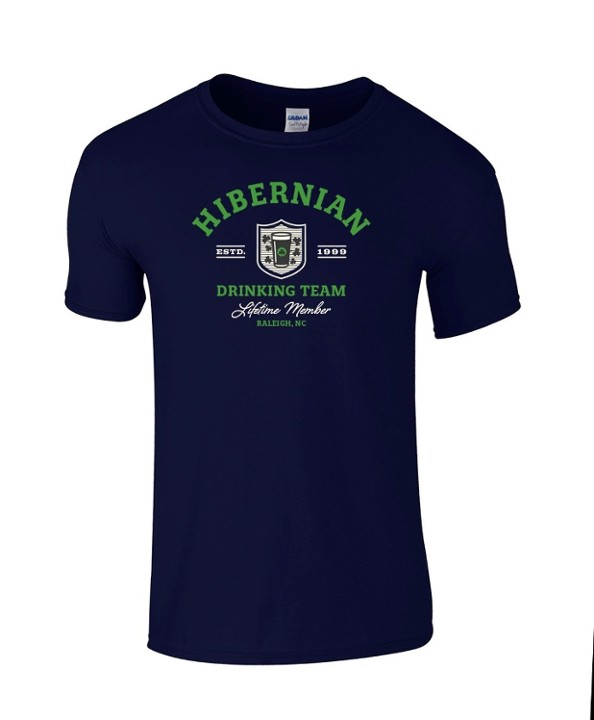 Hibernian Drinking Team Blue Shirt