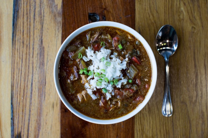 Bowl Chicken Sausage Gumbo