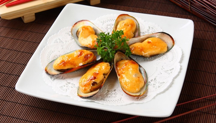 Baked Green Mussel