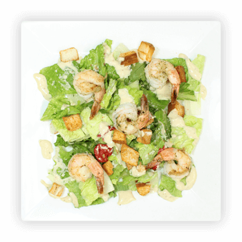 Caesar Salad Grilled Shrimp