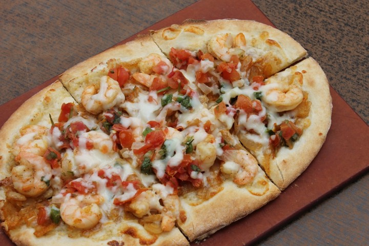 Drunken Shrimp Flatbread