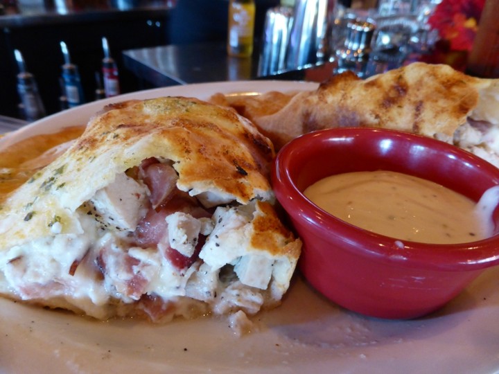 Chicken Bacon Ranch Calzone