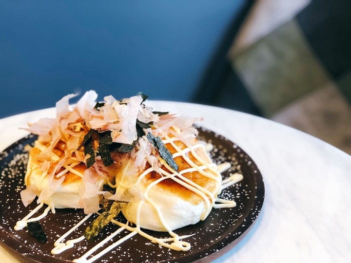 Okonomiyaki Souffle Pancakes