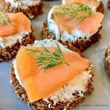 Salmon Crostini