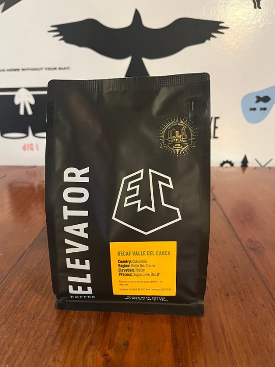 Elevator Decaf, 12 oz beans