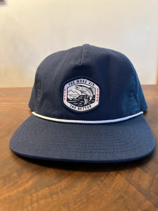 Blue "More Air the Better" Ripstop Hat